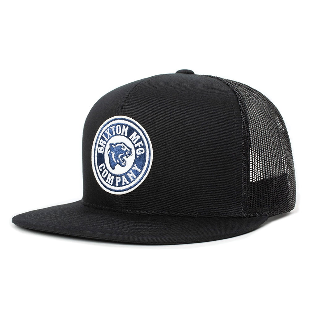 Brixton Forte Medium Profile Trucker Cap - Schwarz-Marineblau