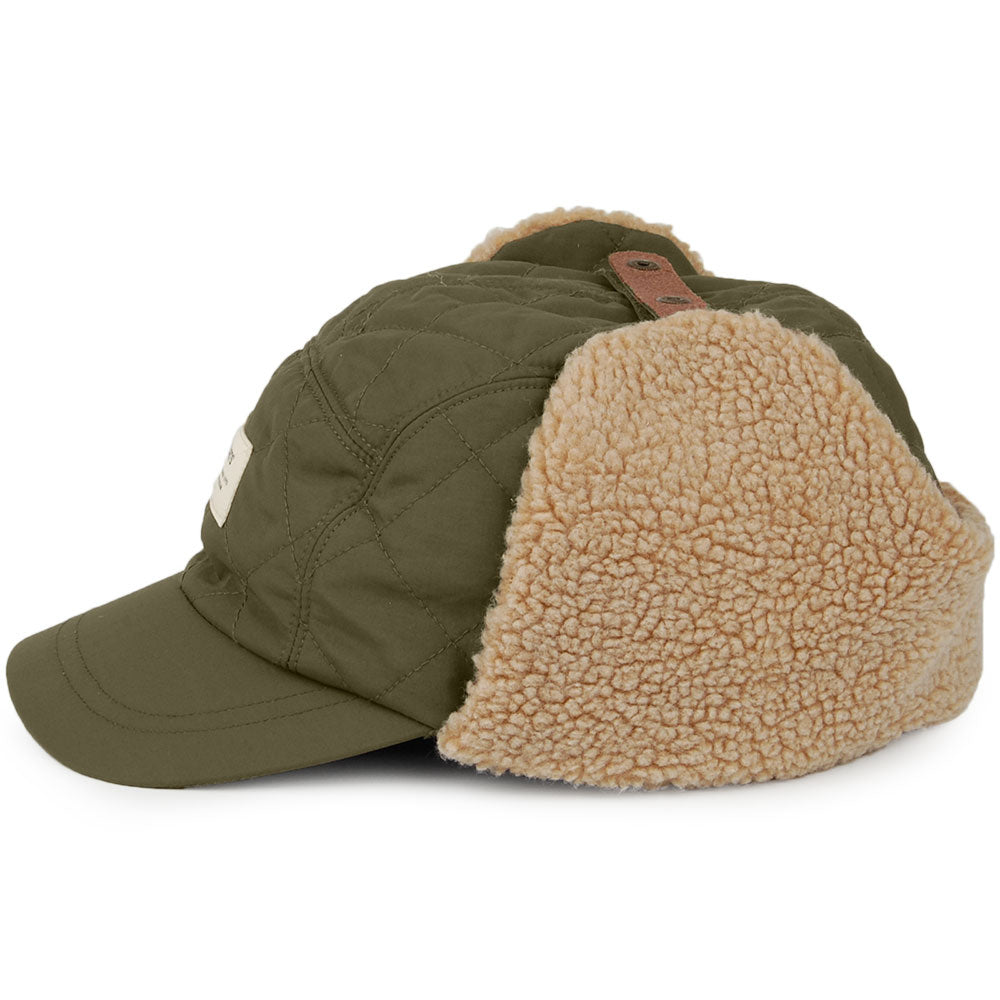 Barts Aspen Baseball Cap mit Ohrenklappen - Militärgrün