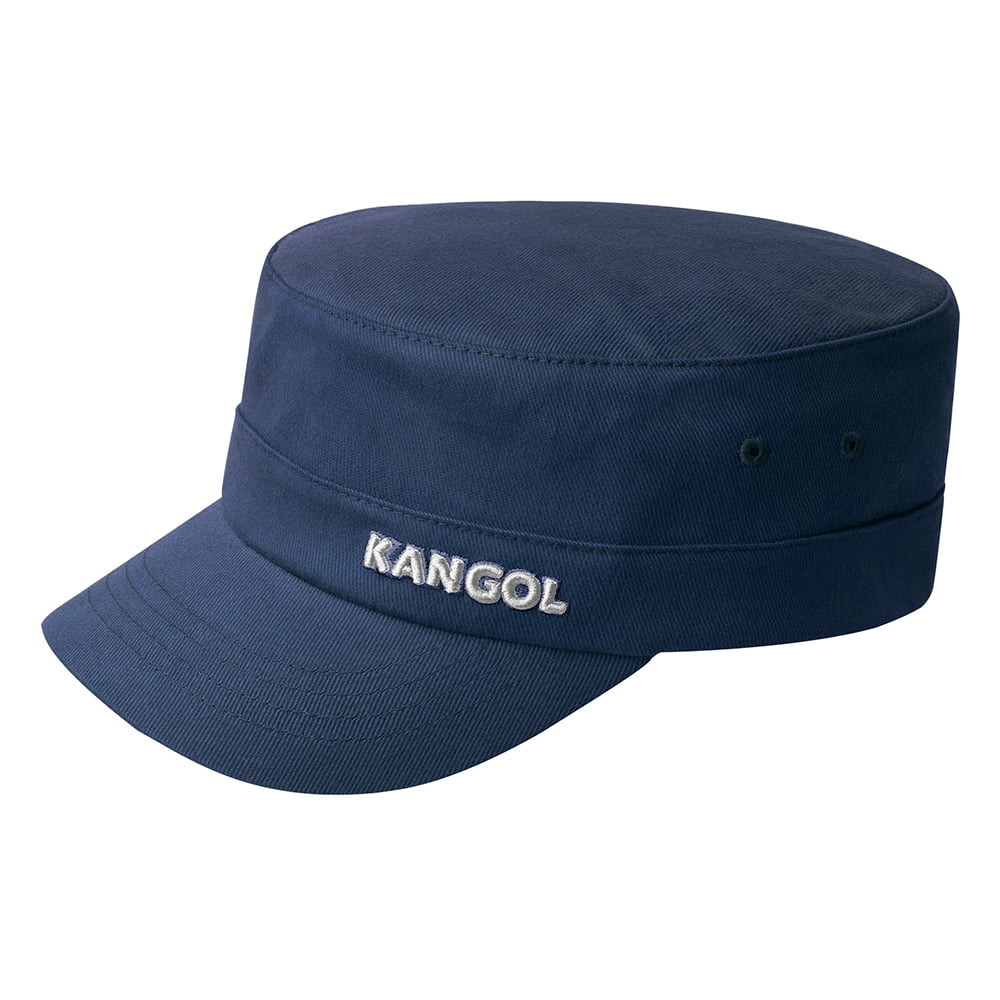 Kangol Feldmütze II aus Baumwolle - Marineblau