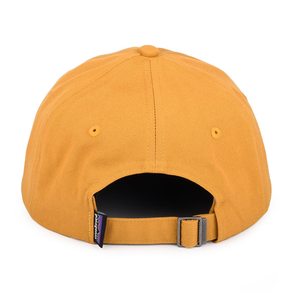 Patagonia P-6 Label Trad Baseball Cap aus organischer Baumwolle - Senfgelb