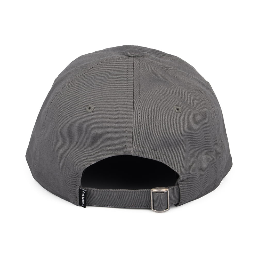 Converse Tip Off Baseball Cap aus Baumwolle - Meliertes Grau