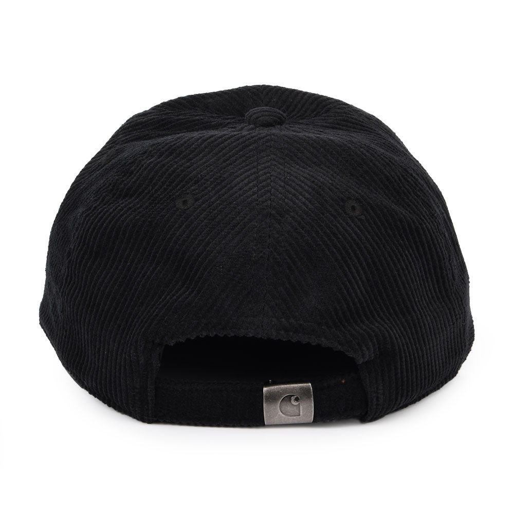 Carhartt WIP Harlem Kord Baseball Cap - Schwarz