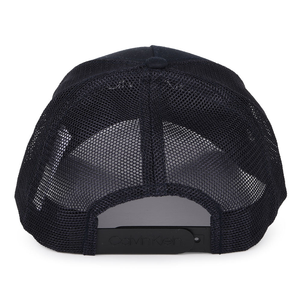 Calvin Klein Rubber Patch Trucker Cap - Marineblau