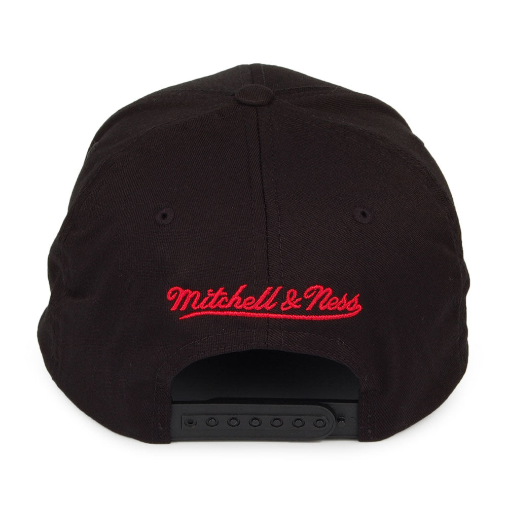 Mitchell & Ness Chicago Bulls Snapback Cap NBA Blocked 110 - Schwarz