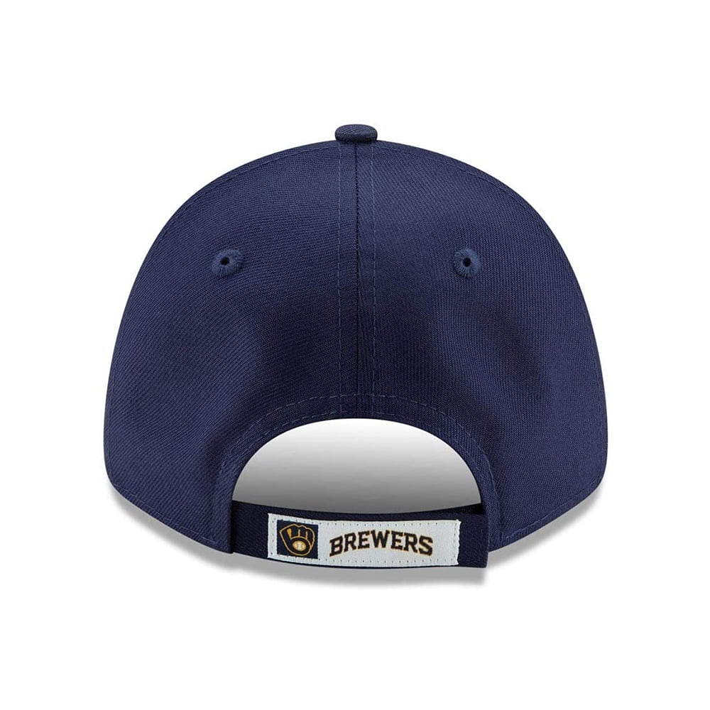 New Era 9FORTY Milwaukee Brewers Baseball Cap MLB The League - Marineblau