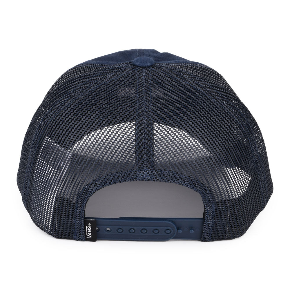 Vans Asheboro Gebogenes Visier Trucker Cap - Marineblau