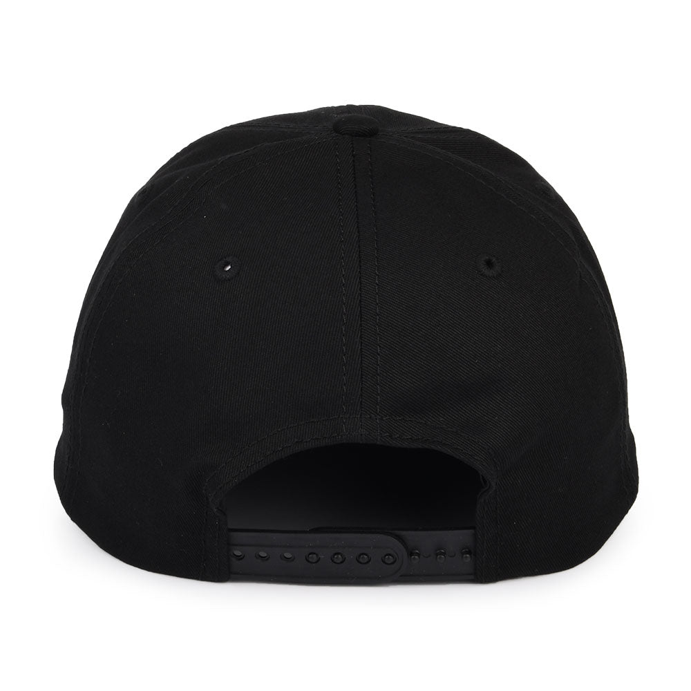 Timberland Gummi Logo Snapback Cap - Schwarz
