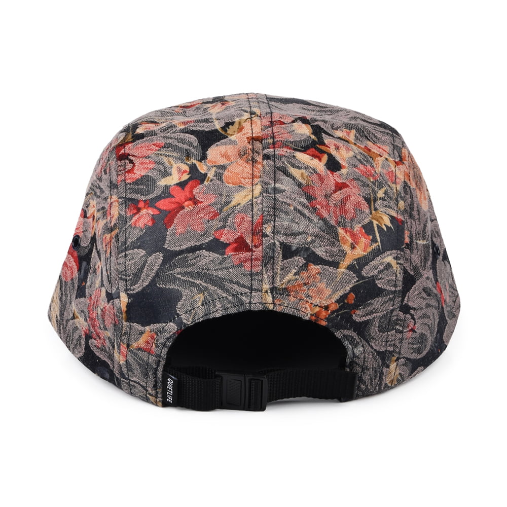 The Quiet Life Denim Baroque 5 Paneelen Cap - Blumen