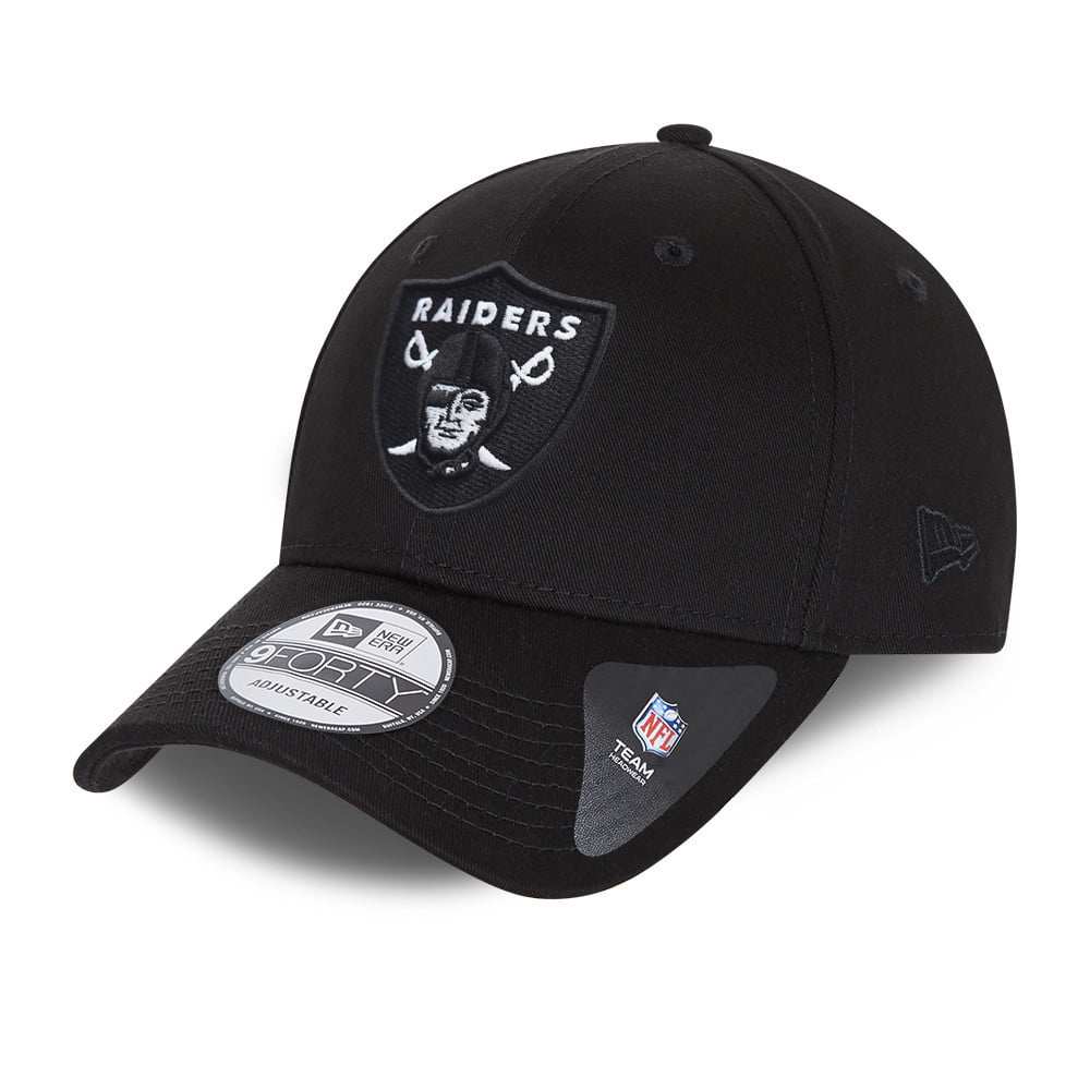 New Era 9FORTY Las Vegas Raiders Snapback Cap NFL Black Base - Schwarz