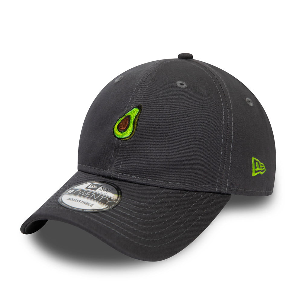 New Era 9TWENTY Avocado Baseball Cap - Food Icon - Graphitgrau