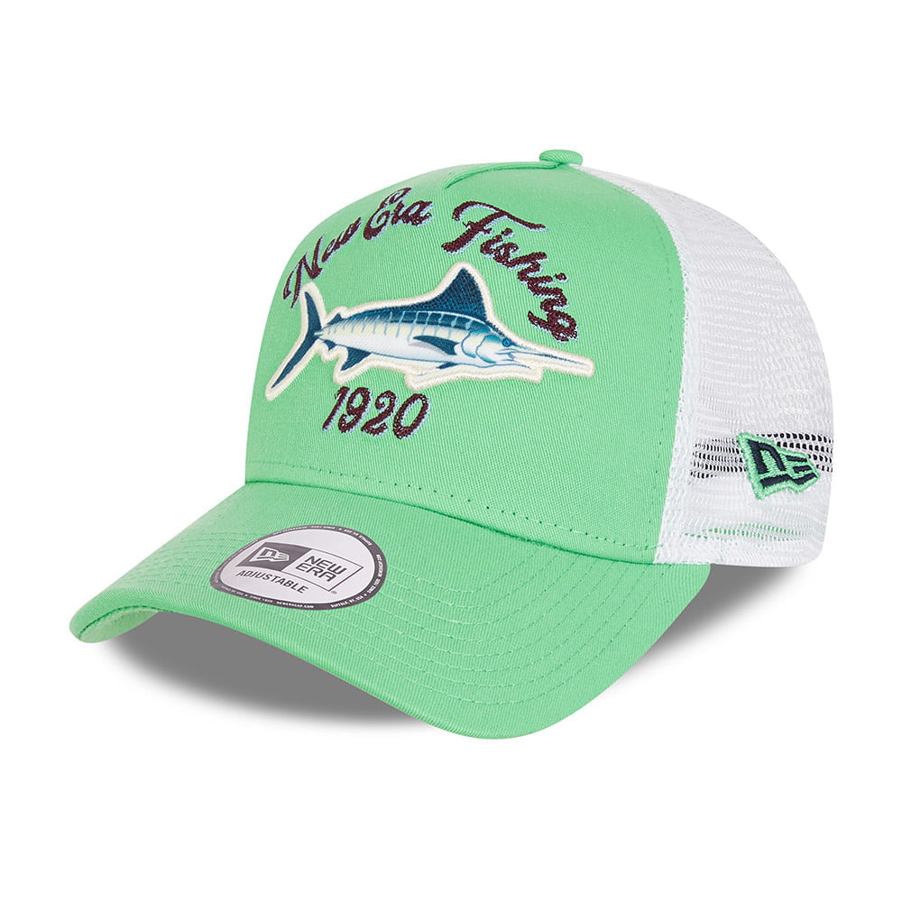 New Era Fishing Trucker Cap - Minzgrün
