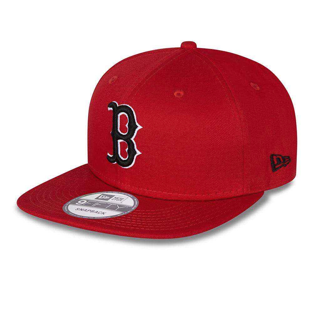 New Era 9FIFTY Boston Red Sox Snapback Cap - MLB League Essential - Scharlachrot