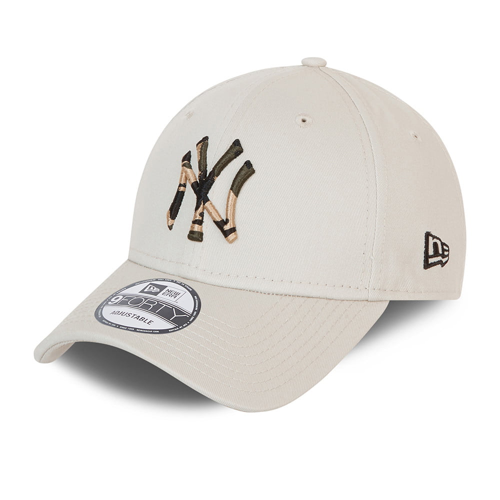 New Era 9FORTY New York Yankees Baseball Cap - MLB Infill - Steingrau
