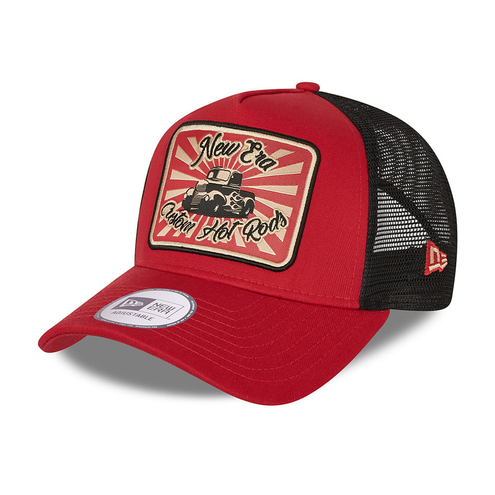 New Era Hot Rod A-Frame Trucker Cap - Scharlachrot