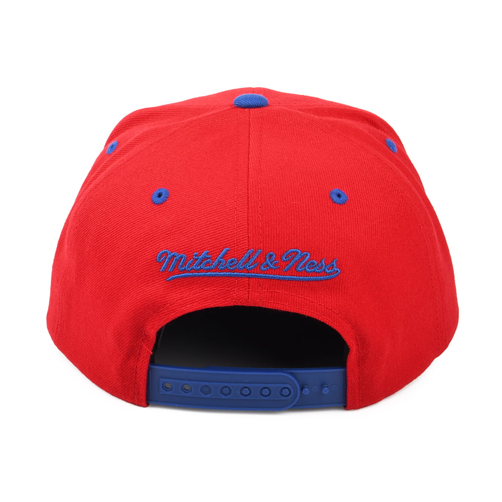 Mitchell & Ness L.A. Clippers Snapback Cap - NBA HWC Team Arch - Rot-Königsblau
