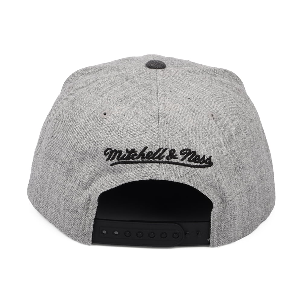 Mitchell & Ness Brooklyn Nets Snapback Cap - NBA Dual Heather - Meliertes Grau