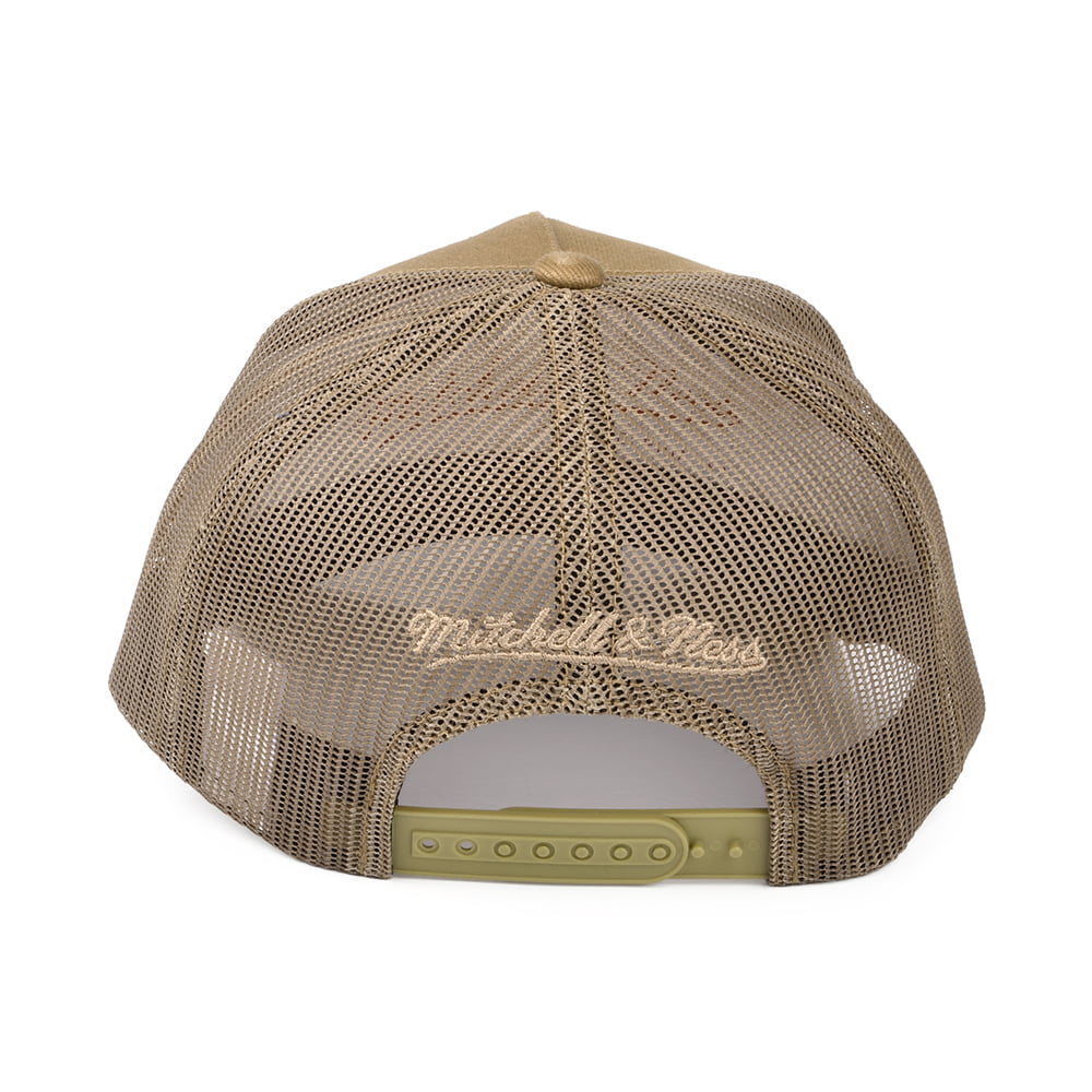 Mitchell & Ness Branded Box Logo Classic Trucker Cap - Hellbraun