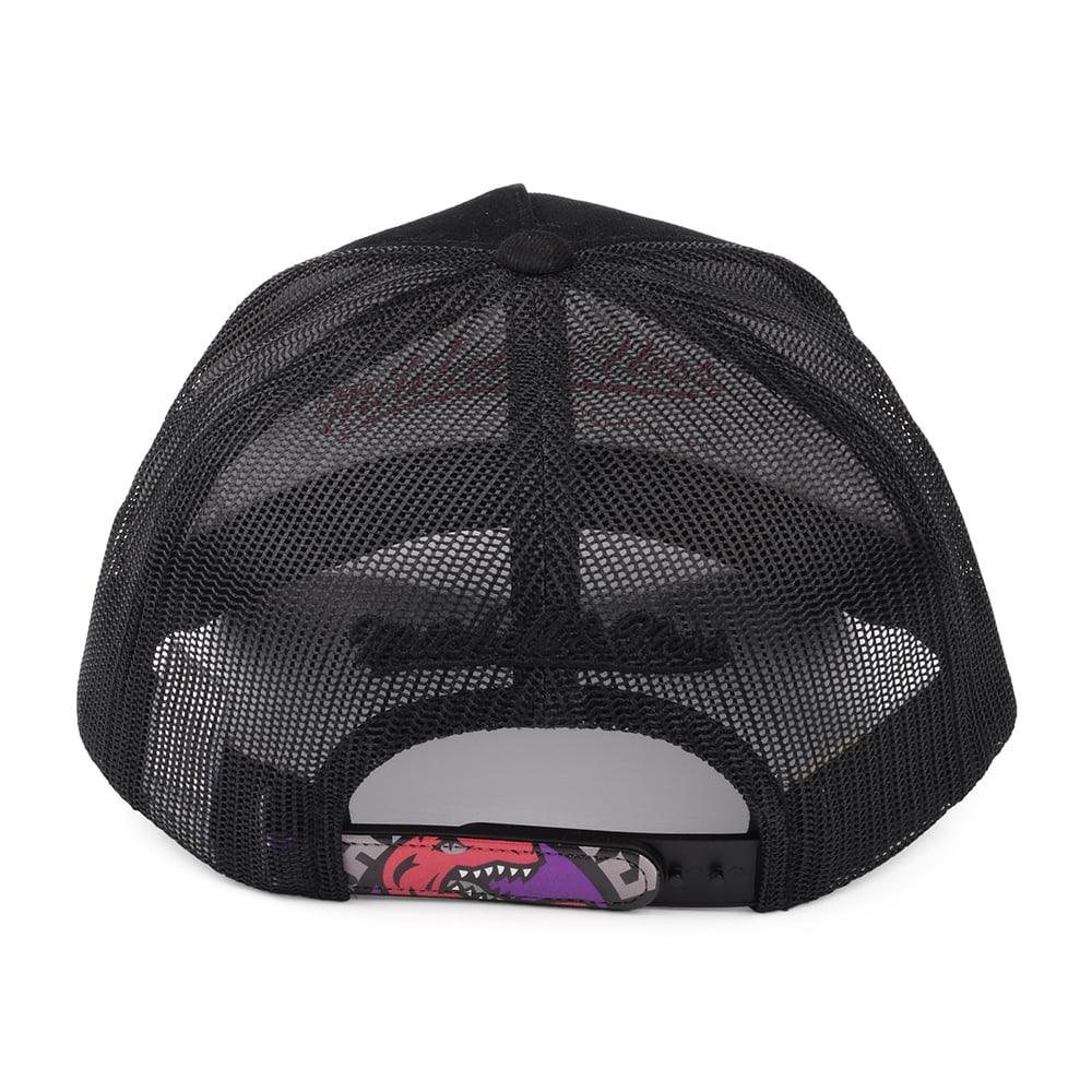 Mitchell & Ness Toronto Raptors Trucker Cap - NBA Icon Pinch Panel - Schwarz