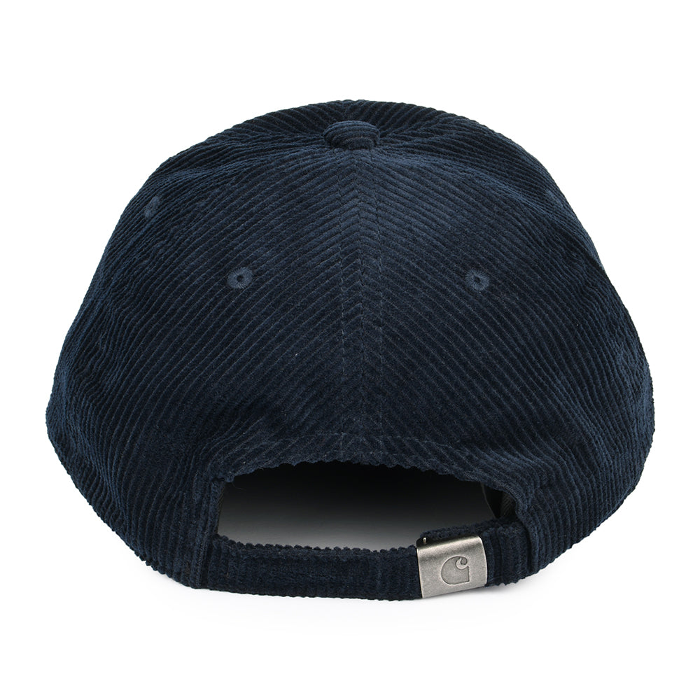 Carhartt WIP Harlem Kord Baseball Cap - Marineblau-Blau