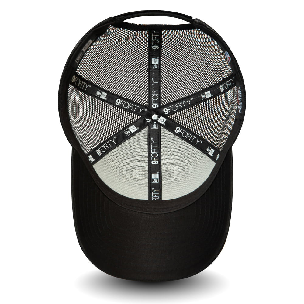 New Era 9FORTY Chicago Bulls Trucker Cap - NFL Home Field - Schwarz