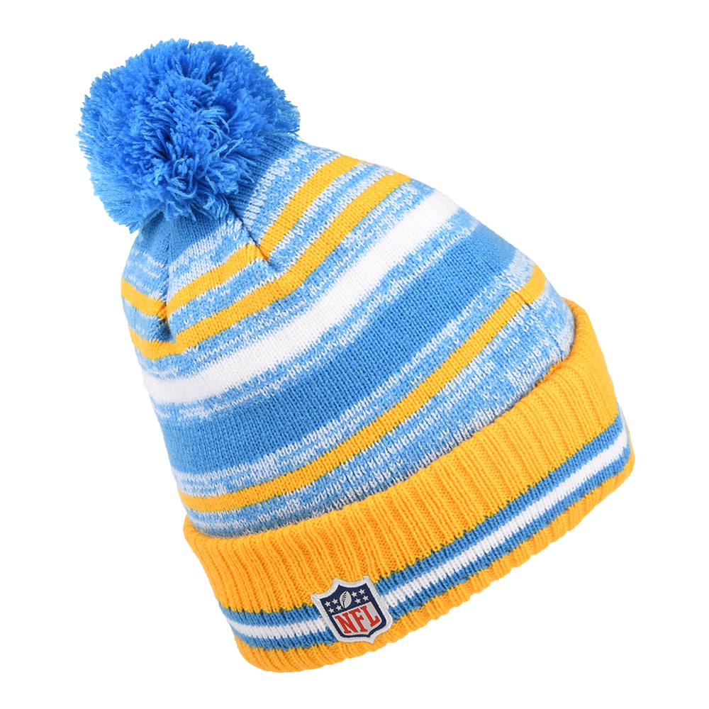 New Era Los Angeles Chargers Bommelmütze - NFL Sport Knit OTC - Blau-Gold