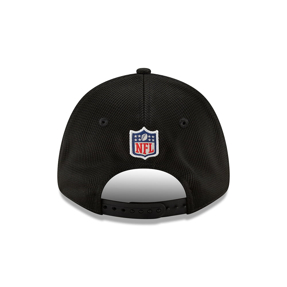 New Era 9FORTY Snap Las Vegas Raiders Baseball Cap - NFL Sideline Home - Schwarz-Weiß