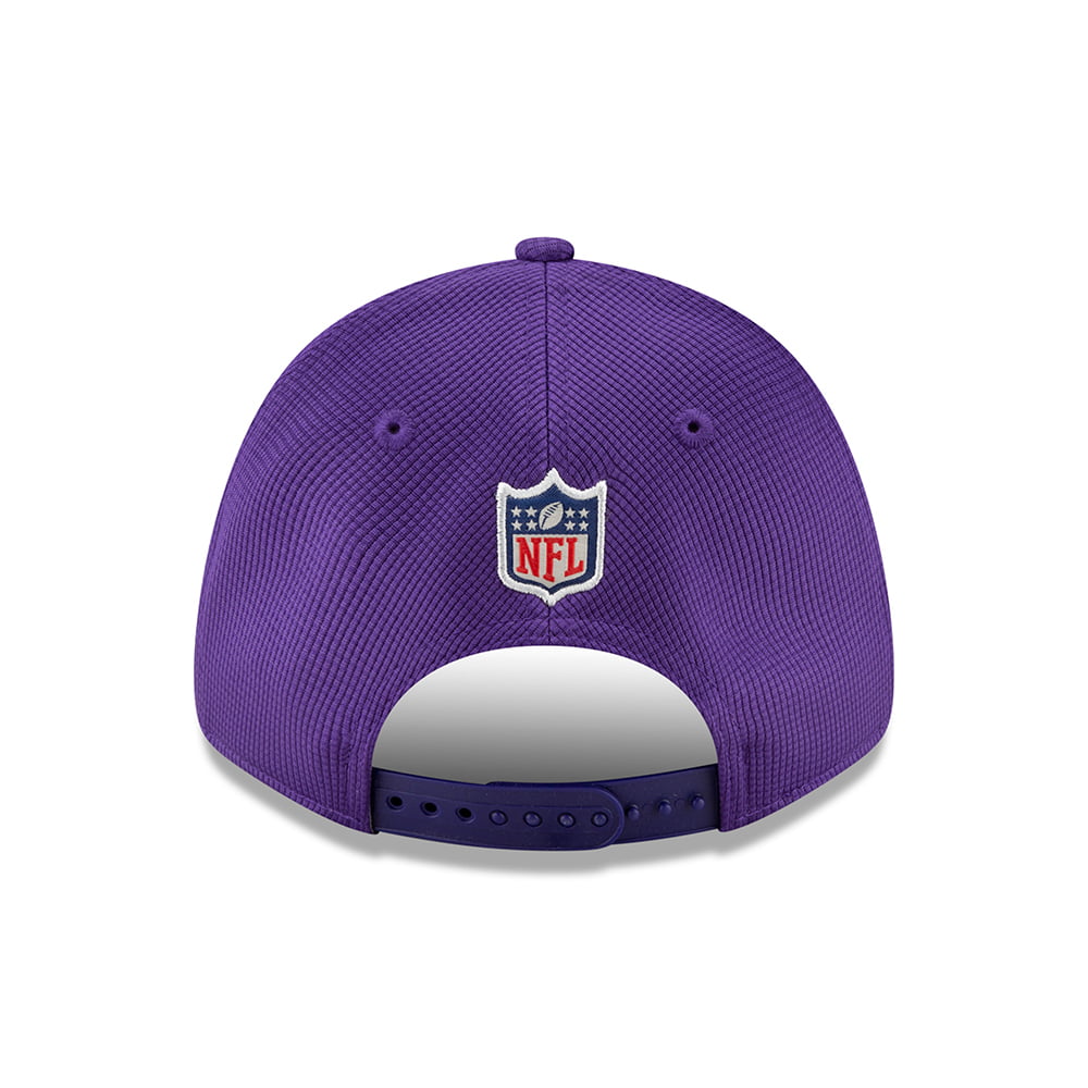 New Era 9FORTY Snap Minnesota Vikings Baseball Cap - NFL Sideline Home - Lila-Gold
