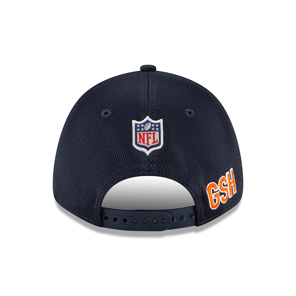 New Era 9FORTY Snap Chicago Bears Baseball Cap - NFL Sideline Home - Marineblau-Orange