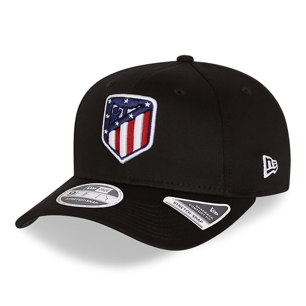 New Era 9FIFTY Atletico Madrid Snapback Cap - Stretch Snap - Schwarz