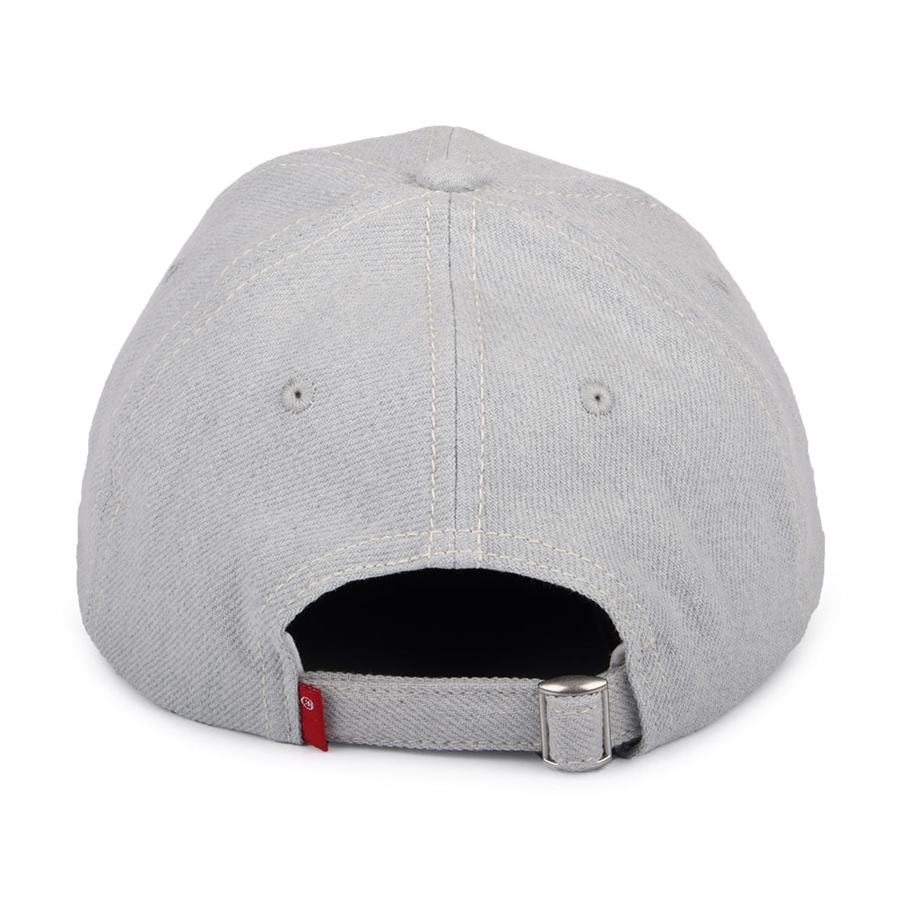 Levi's Recycled Denim Baseball Cap mit leerem Etikett - Hellblau