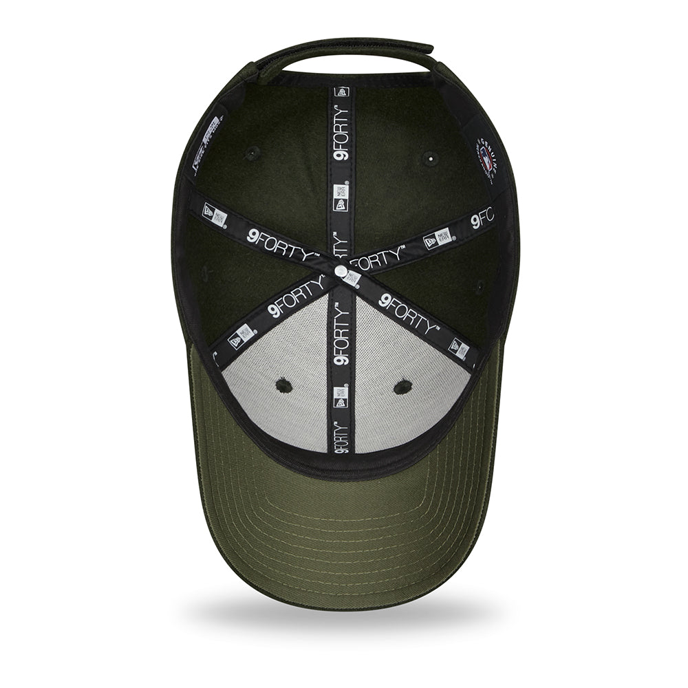New Era 9FORTY New York Yankees Baseball Cap - MLB Winterized The League - Olivgrün