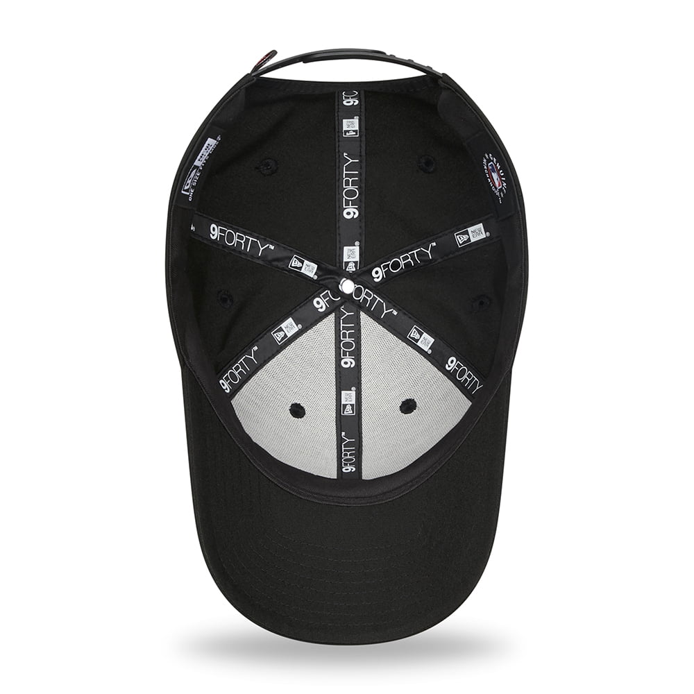 New Era 9FORTY Boston Red Sox Baseball Cap - MLB Metallic Outline - Schwarz-Silber