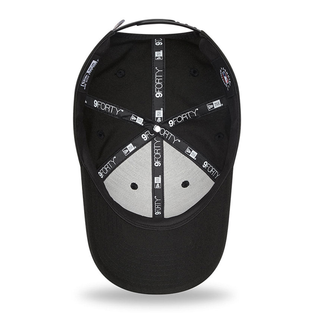 New Era 9FORTY L.A. Dodgers Baseball Cap - MLB Metallic Outline - Schwarz-Rosegold