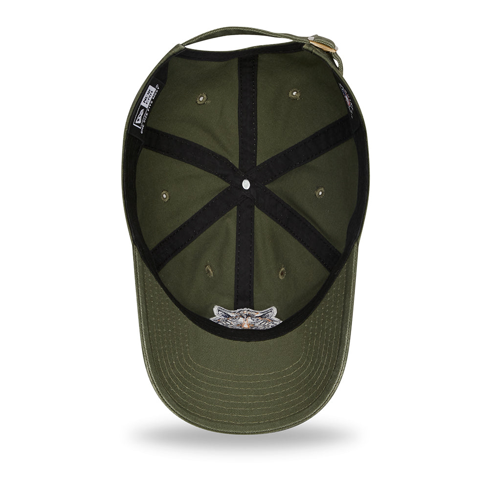 New Era 9TWENTY Detroit Tigers Baseball Cap - MLB League Essential Casual Classic - Olivgrün