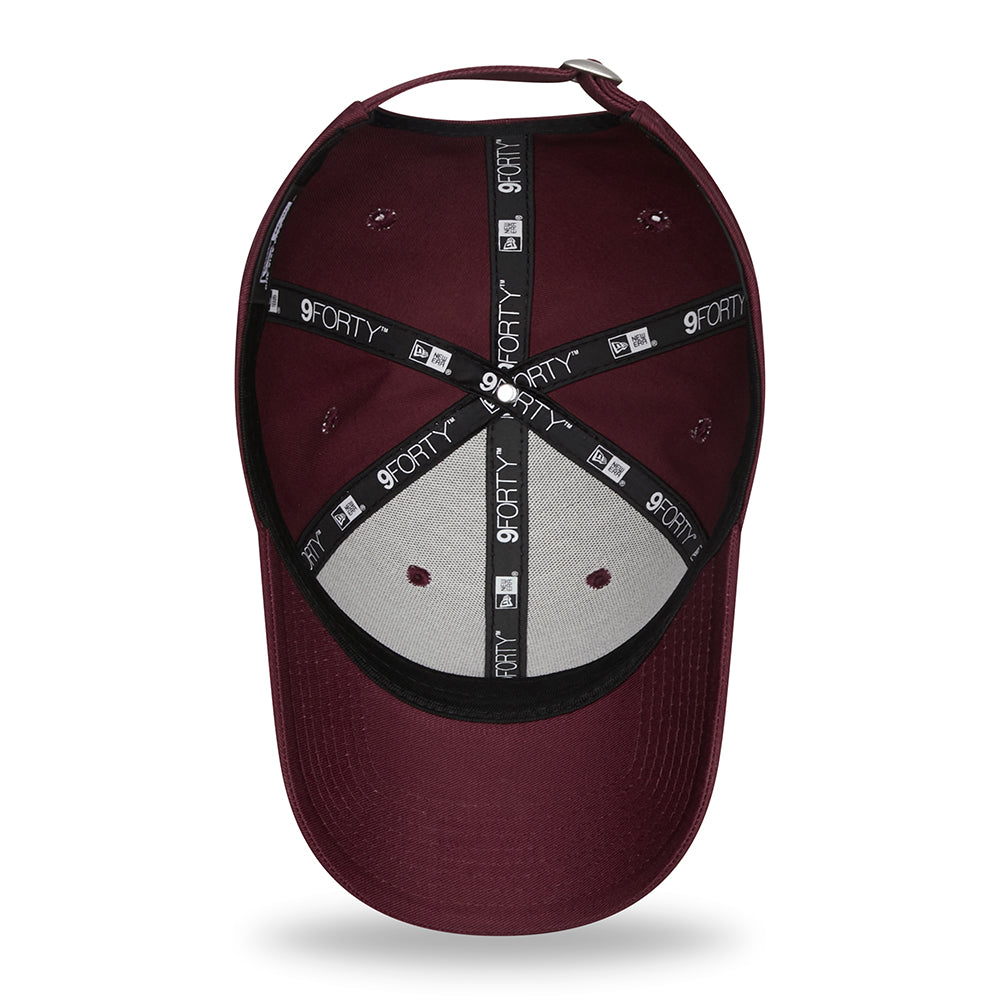 New Era Damen 9FORTY New York Yankees Baseball Cap - MLB League Essential - Kastanienbraun-Pink