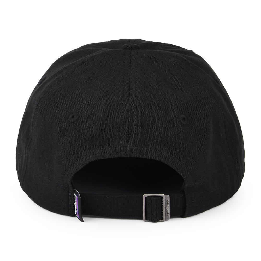 Patagonia 73 Skyline Trad Baseball Cap aus organischer Baumwolle - Schwarz