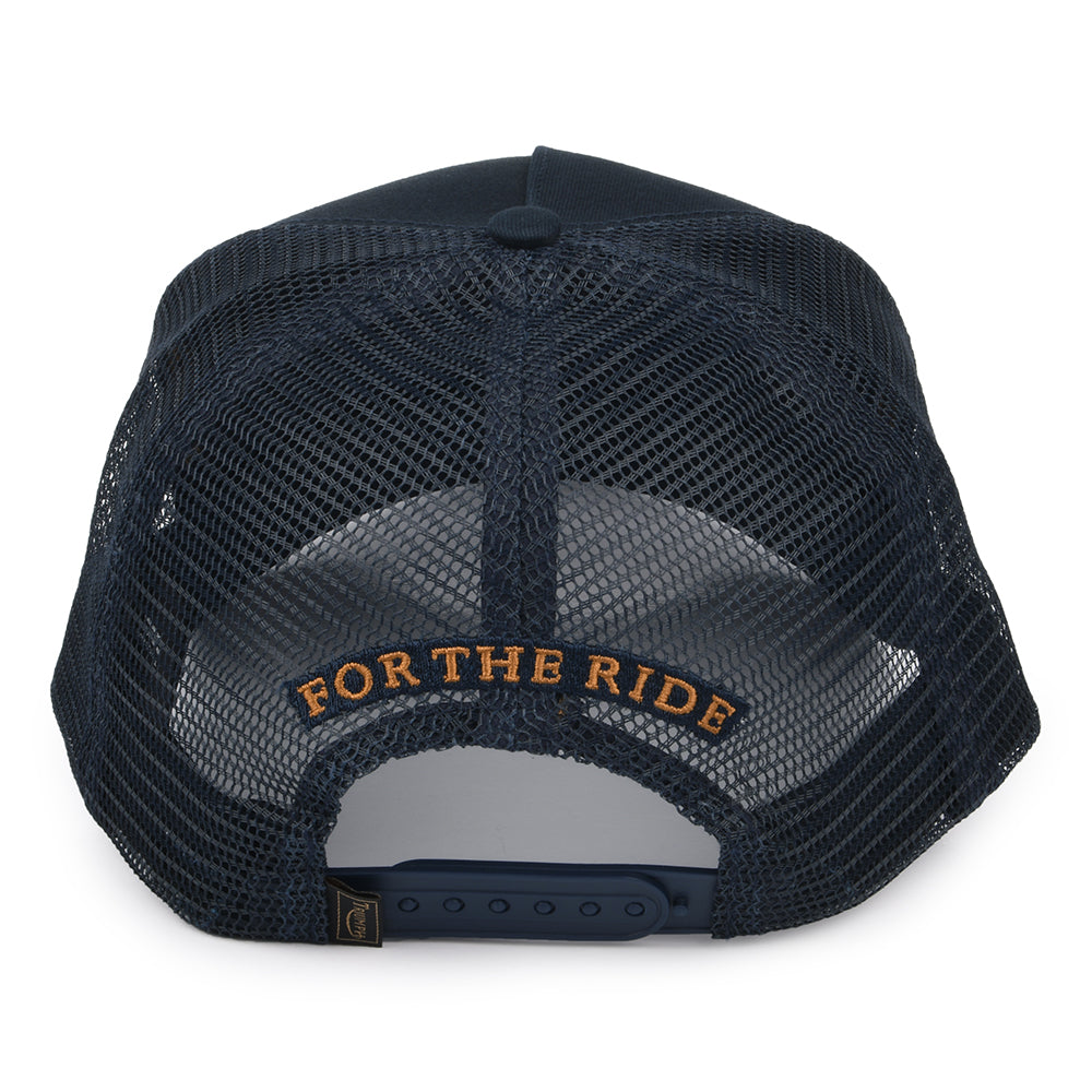 Triumph Motorcycles Oil Trucker Cap - Marineblau