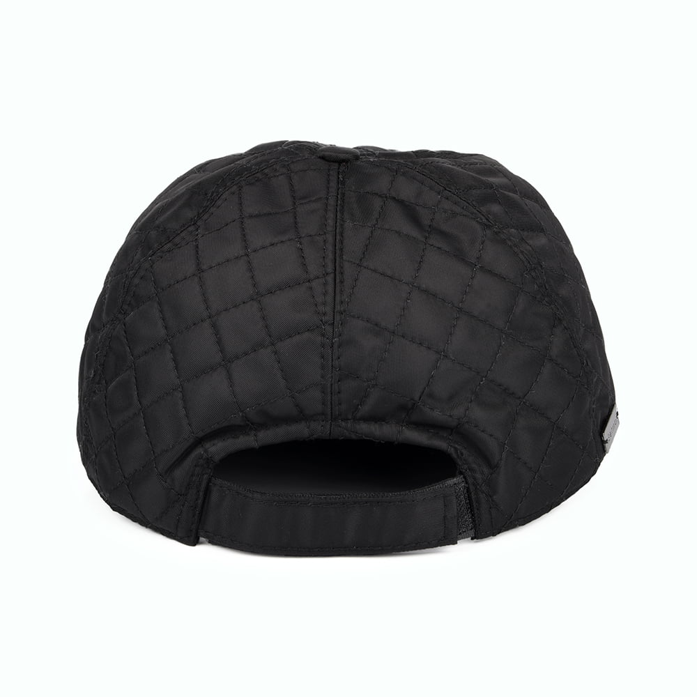 Betmar Gesteppte Regen Baseball Cap - Schwarz