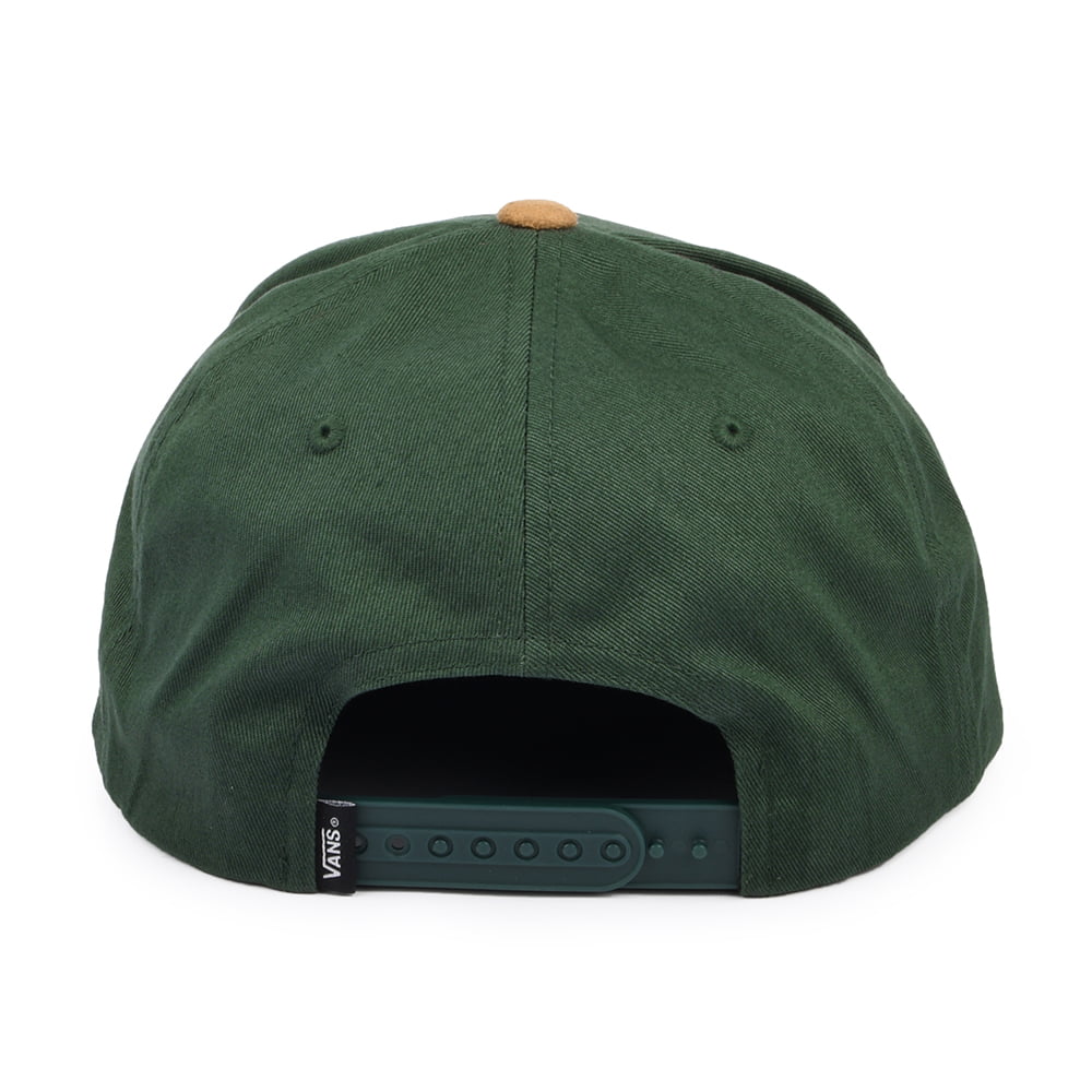 Vans Drop V II Snapback Cap - Waldgrün-Hellbraun