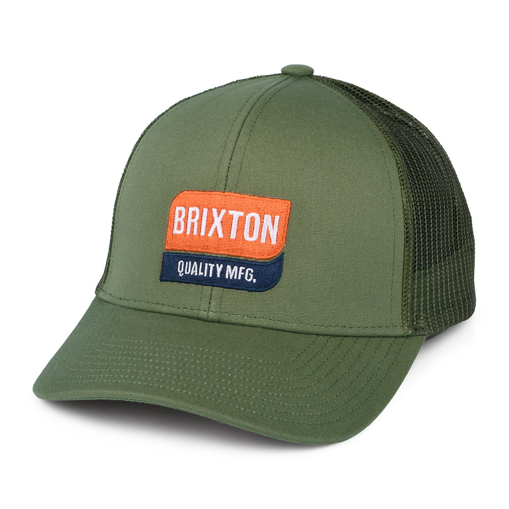 Brixton Scoop X MP Trucker Cap - Olivgrün