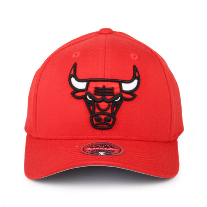 Mitchell & Ness Chicago Bulls Snapback Cap - NBA Team Ground Stretch - Rot