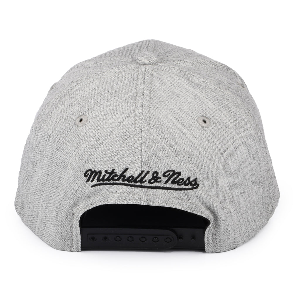 Mitchell & Ness Brooklyn Nets Snapback Cap - NBA Team Heather Stretch - Meliertes Grau