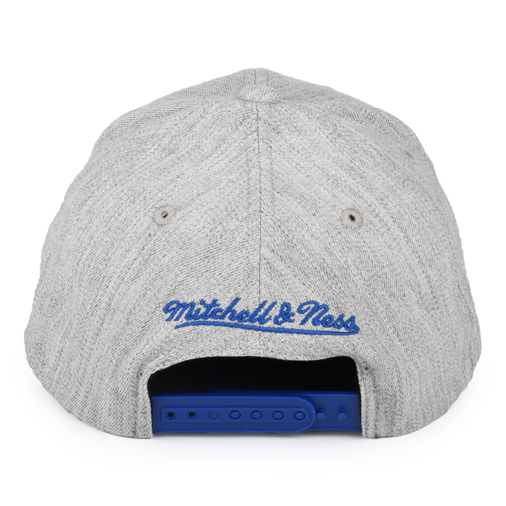 Mitchell & Ness L.A. Clippers Snapback Cap - NBA Team Heather Stretch - Meliertes Grau