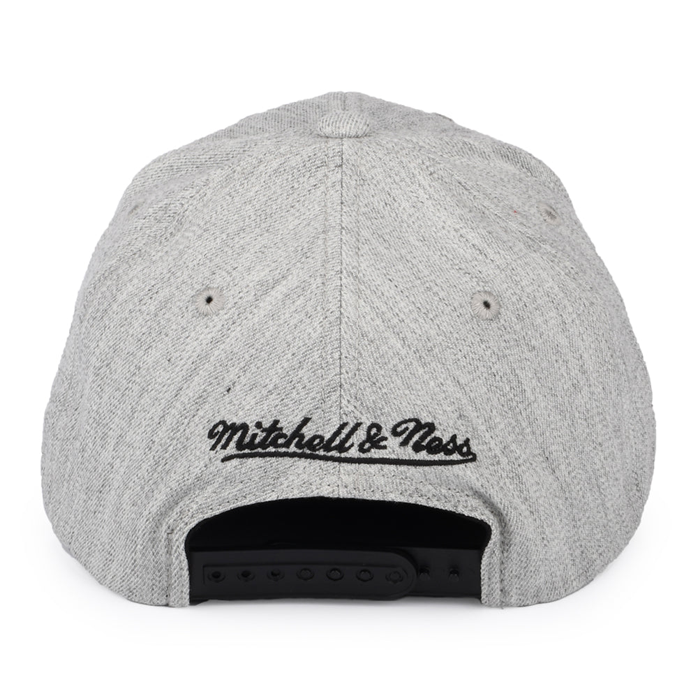 Mitchell & Ness Toronto Raptors Snapback Cap - NBA Team Heather Stretch - Meliertes Grau