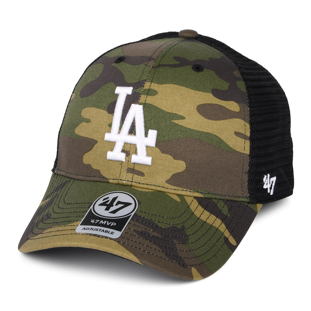 47 Brand L.A. Dodgers Trucker Cap - MLB Camo Branson MVP - Tarnfarben