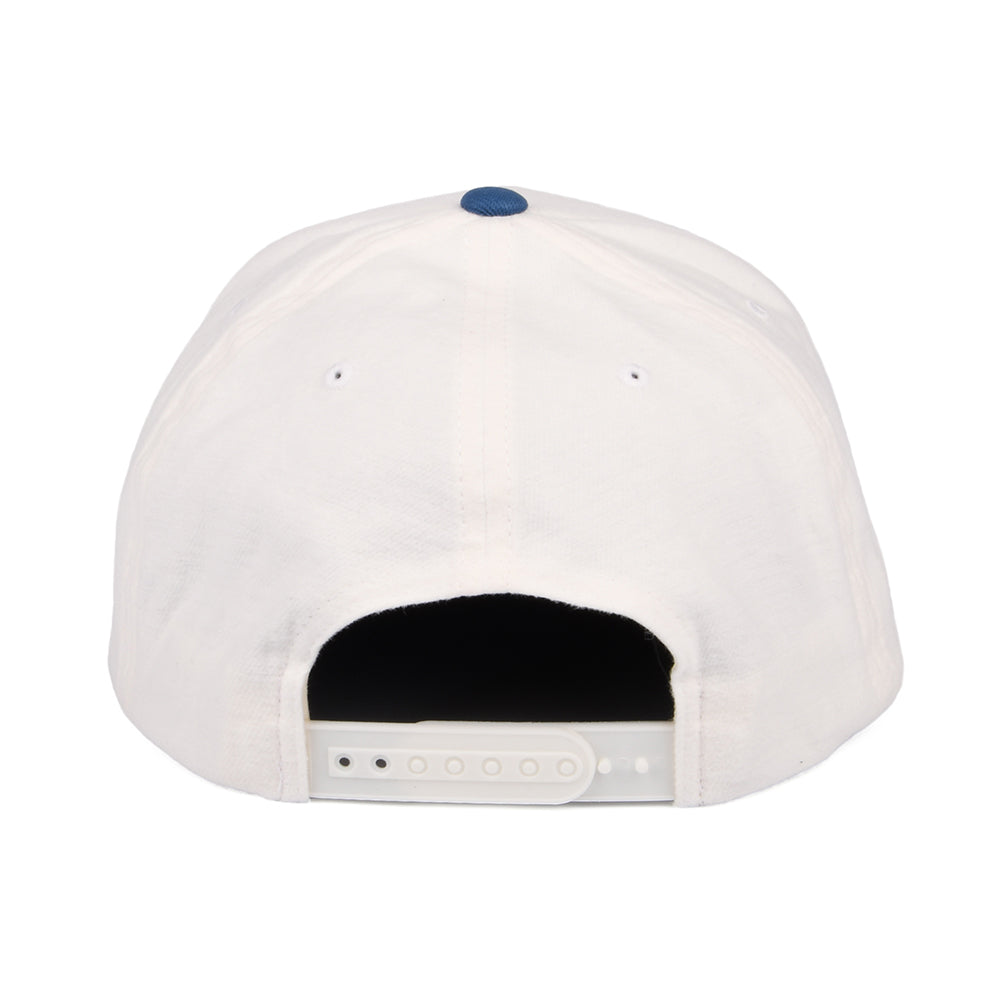 Brixton Oath III Snapback Cap - Cremeweiß-Himmelblau