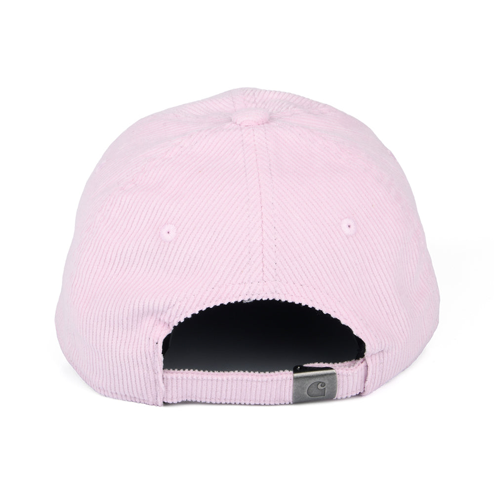 Carhartt WIP Harlem Kord Baseball Cap - Hellrosa