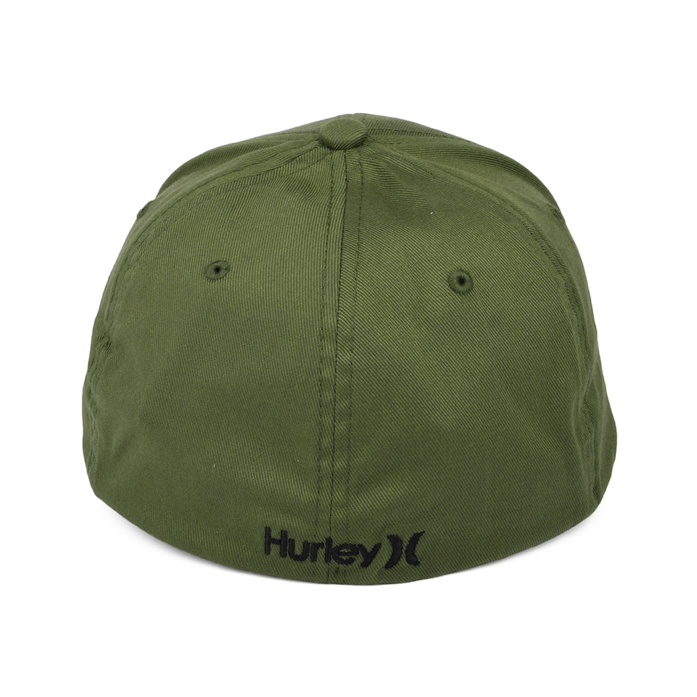 Hurley One & Only Flexfit Baseball Cap - Olivgrün