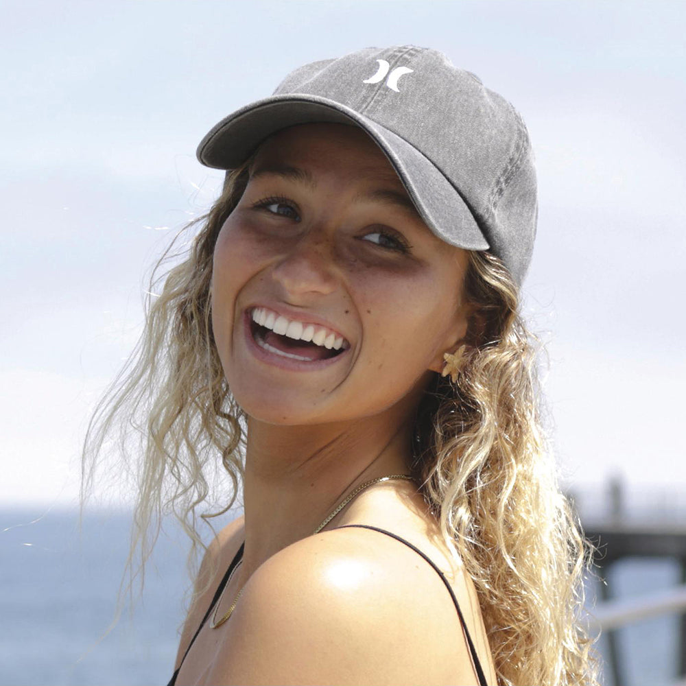 Hurley Damen Iconic Baseball Cap - Grau
