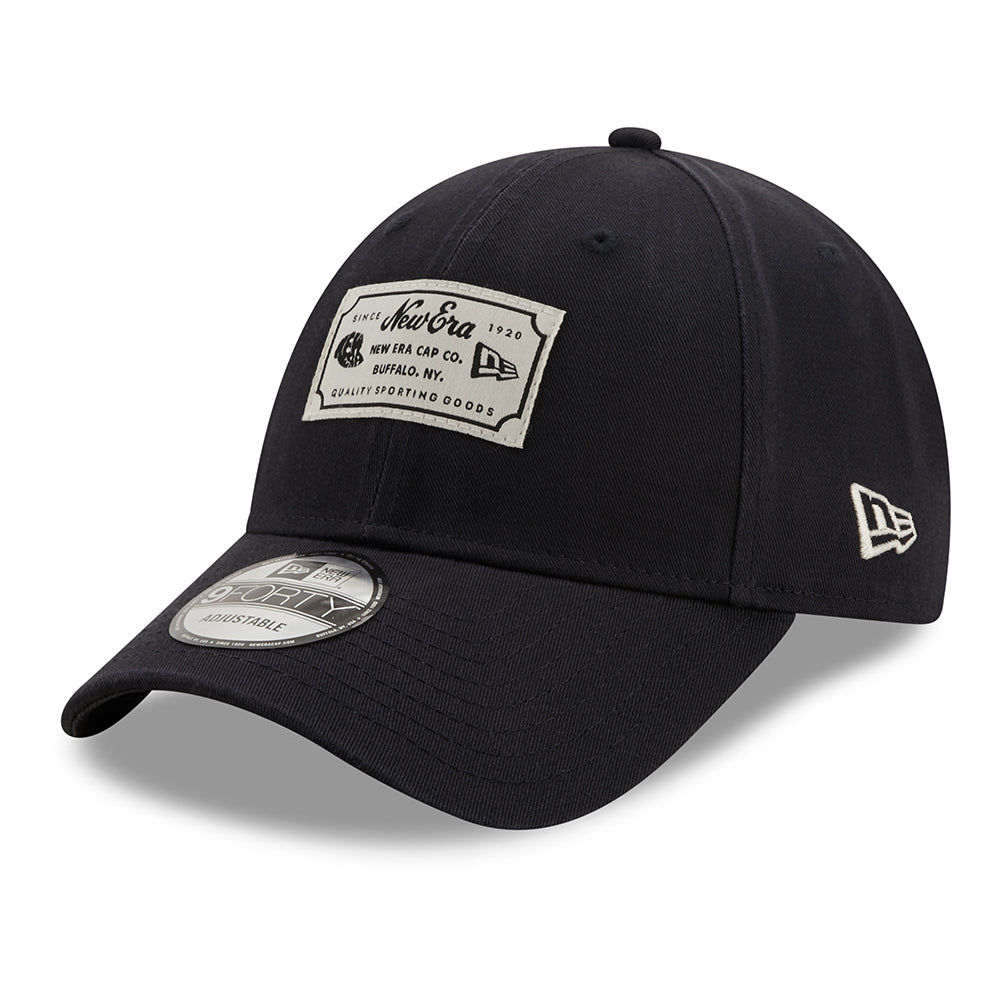 New Era 9FORTY Baseball Cap - NE Heritage - Marineblau
